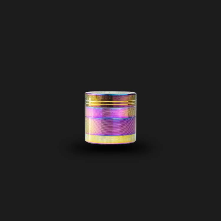 grinder 4 cuerpos tornasol con diseño pequeño