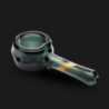 Marley Natural Spoon pipe vidrio quemado y etiqueta dorada